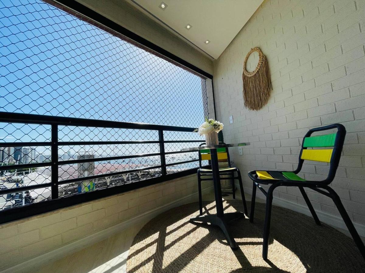 Flat Luxuoso Alto Padrao Frente Mar Com 2 Suites No Iate Plaza Fortaleza  Eksteriør billede