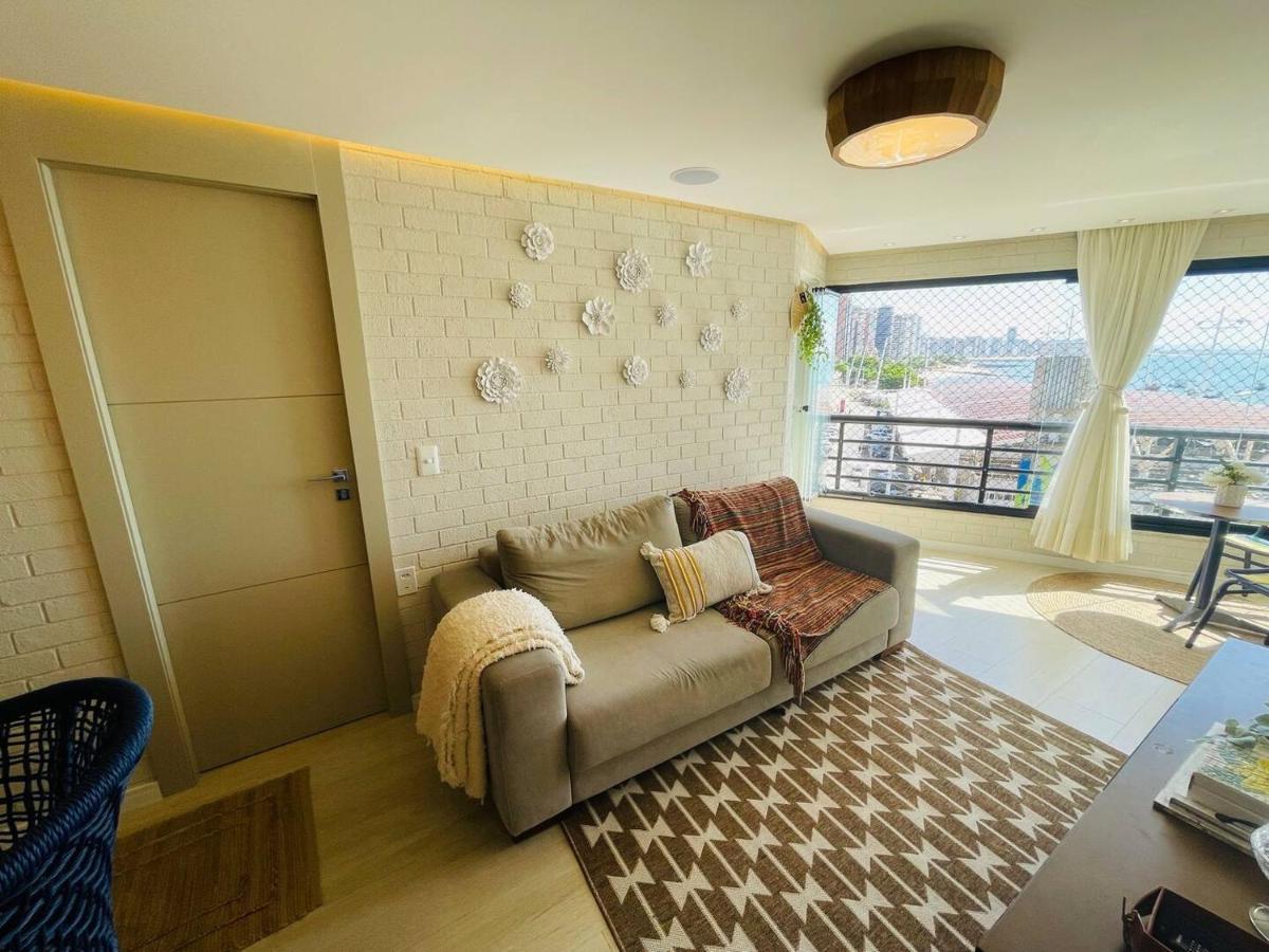 Flat Luxuoso Alto Padrao Frente Mar Com 2 Suites No Iate Plaza Fortaleza  Eksteriør billede