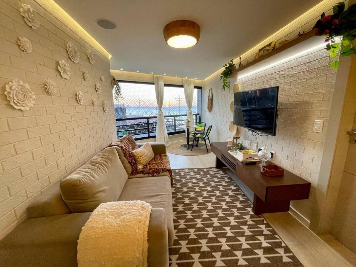 Flat Luxuoso Alto Padrao Frente Mar Com 2 Suites No Iate Plaza Fortaleza  Eksteriør billede