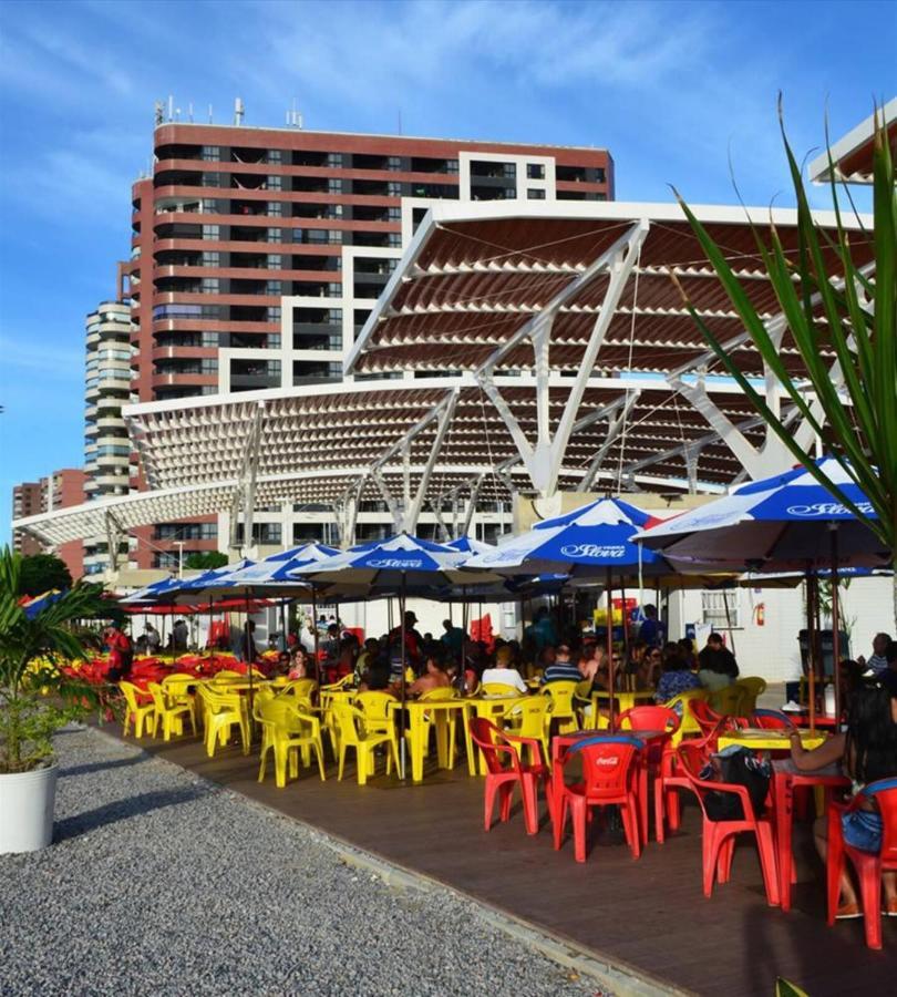 Flat Luxuoso Alto Padrao Frente Mar Com 2 Suites No Iate Plaza Fortaleza  Eksteriør billede